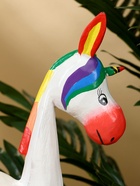 Копилка «Единорог», 30×25×14 см, дерево - Фото 5