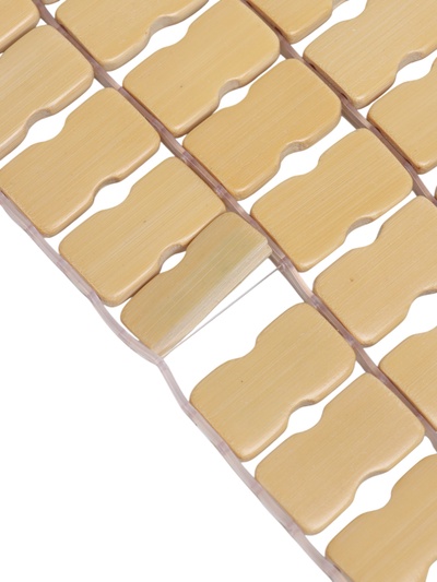 Накидка-массажер TORSO, на сиденье с капюшоном, 43×109 см, бамбук, бежевый