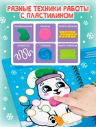 Книга - аппликация «Многоразовые аппликации пластилином. Праздник у зверят», 21 поделка - фото 120950755