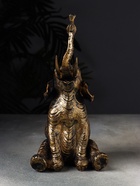 Фигурка полистоун «Слон с птичкой», 28×14×14 см 10884852