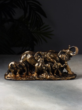 Фигурка полистоун «Семья слонов», 12×26×7 см 10884854