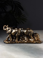 Фигурка полистоун «Семья слонов», 12×26×7 см - фото 44697125