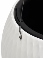 Кашпо для цветов «Жемчужина», 4 л, d=29 см, h=19.5 см, пластик, со вставкой, подвесное, белое - Фото 4