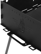 Мангал с ножками FIREGRILL, 114.7×37.5×72.3 см, 2 мм, длина жаровни 105 см - Фото 10