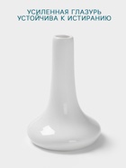 Ваза Hanna Knövell, 160 мл, d=9 см, фарфор, белая - Фото 2