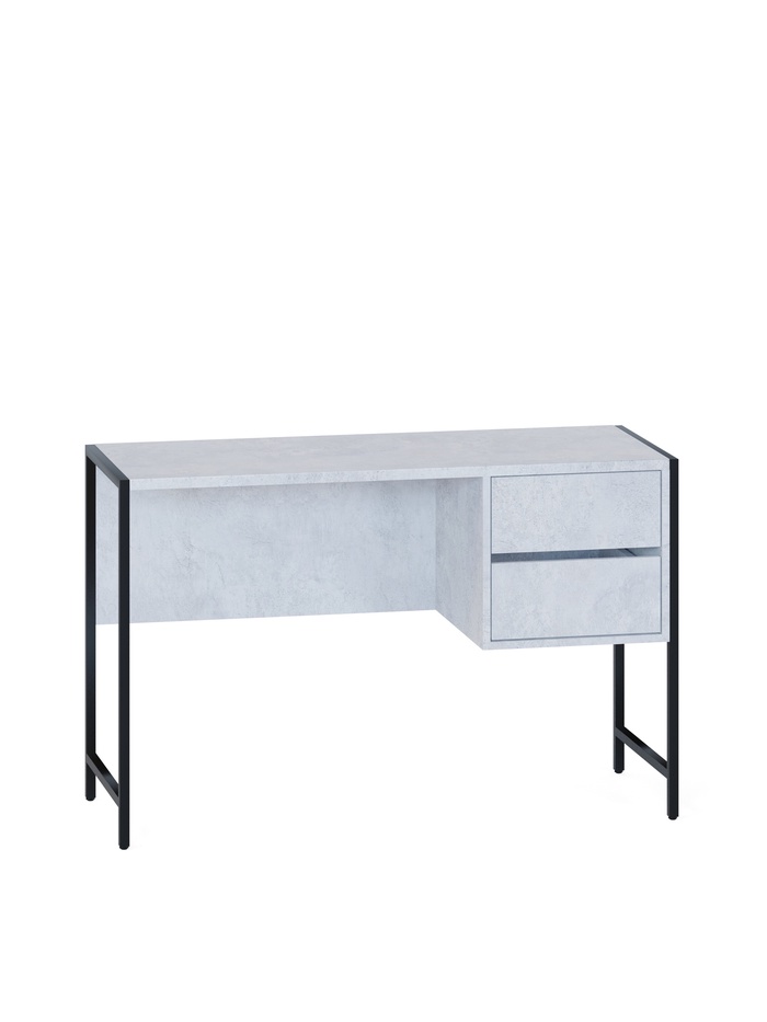 Стол письменный «Лофт», 2 ящика, 1170×446×755 мм, цвет бетон - Фото 1