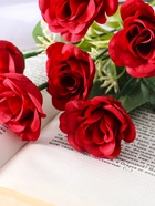 Букет искусственный «Леди роза галант», h=27 см, МИКС - Фото 2