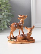 Фигурка полистоун «Два оленёнка», 10×5.6×9.6 см, МИКС - Фото 2
