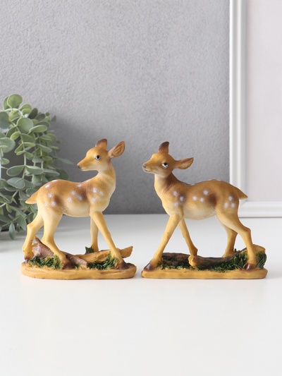 Фигурка полистоун «Оленёнок», 13×4.7×14 см, МИКС