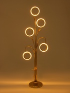 УЦЕНКА Торшер «Асселер» золотой 5хLED 28×45×155 см 10895267