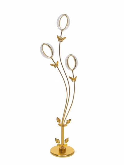 УЦЕНКА Торшер «Ассант» золотой 3хLED 28×45×155 см