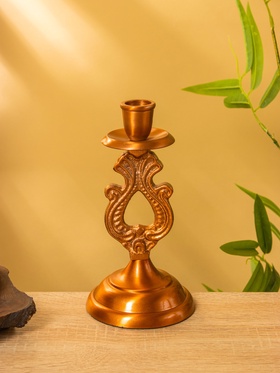 Подсвечник «Нежность», 10×10×18.5 см, алюминий