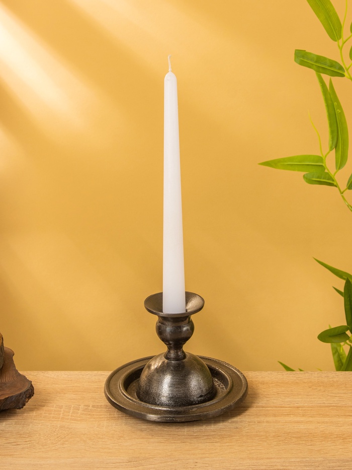 Подсвечник «Ретро серия Оксфорд», 13.5×13.5×10 см, алюминий