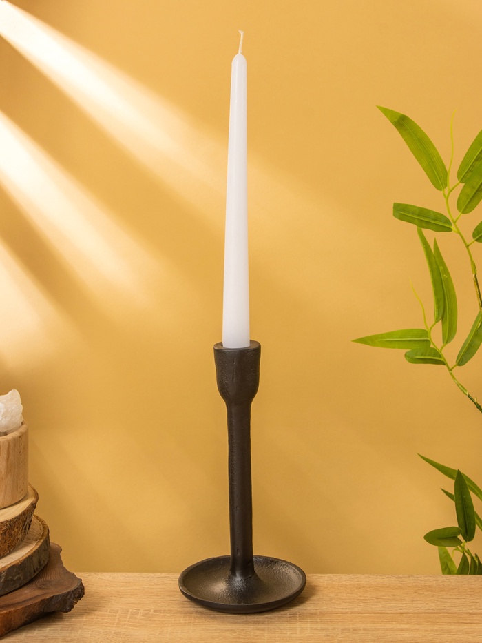 Подсвечник «Дарк», 10×10×20 см, алюминий