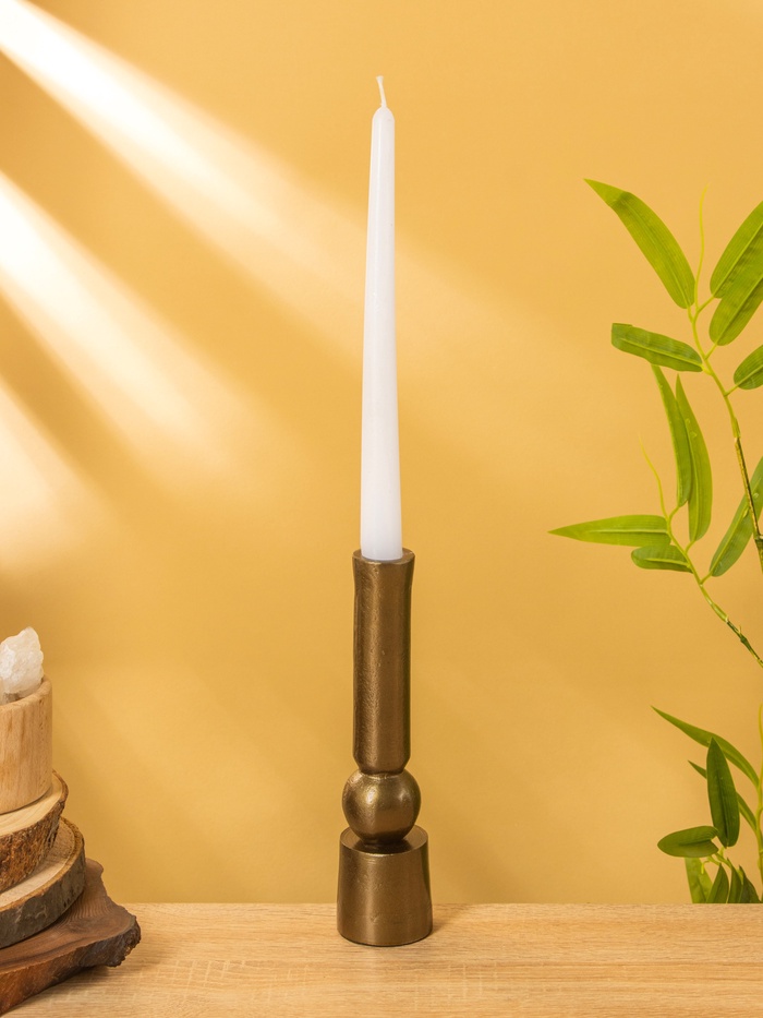 Подсвечник «Геометрия», 5×5×20.5 см, алюминий