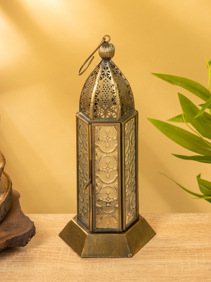 Подсвечник фонарь «Башня Принцессы», 10×10×23.5 см, железо - Фото 1