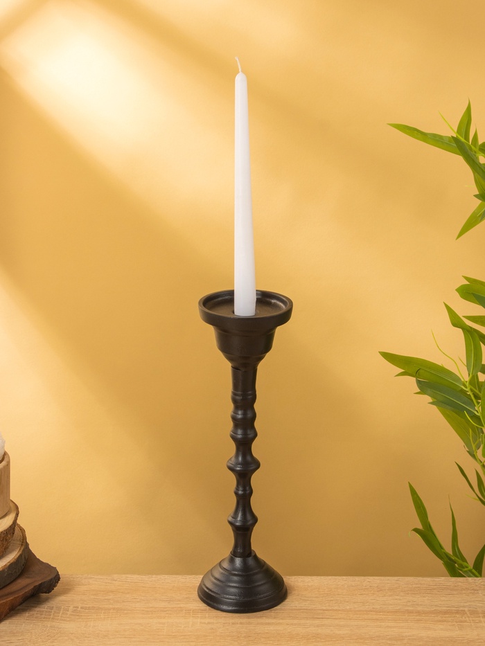 Подсвечник «Ренессанс», 9×9×31 см, алюминий