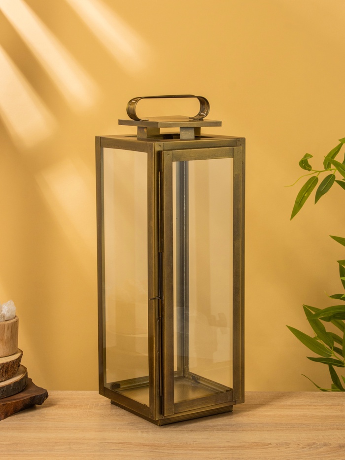 Подсвечник фонарь «Большие окна», 50×16.5×17 см, железо - Фото 1