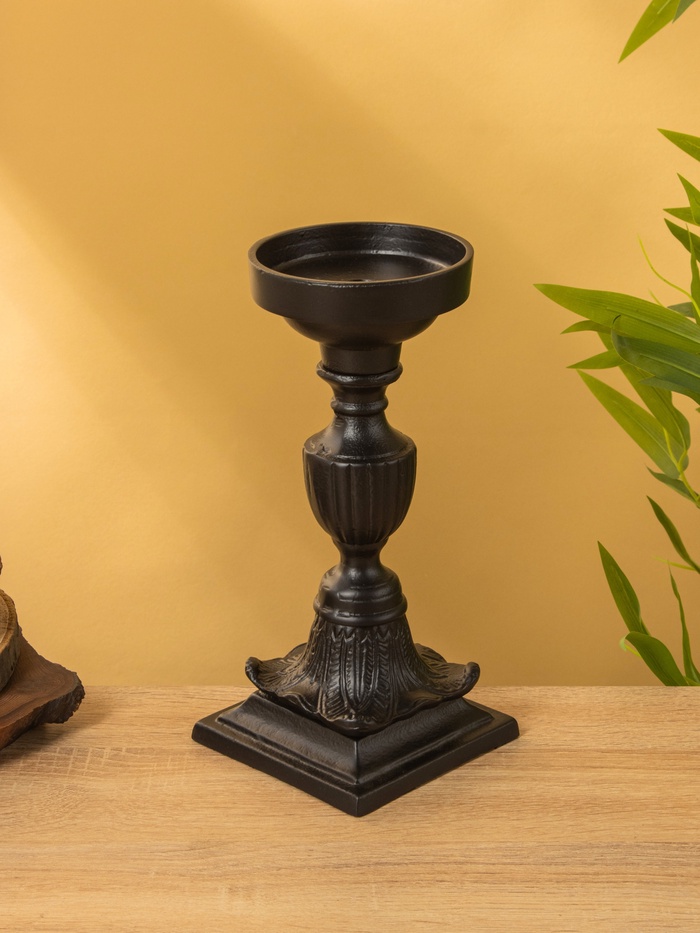 Подсвечник «Возрождение», 12×12×26.5 см, алюминий