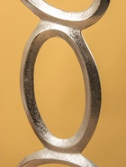 Подсвечник «Кольца», 21×12.5×65 см, алюминий 10717143 - фото 16911255