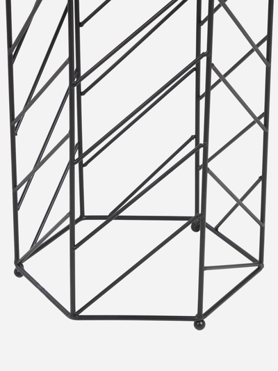 Столик журнальный «Линии», 35×35×43 см, алюминий, железо
