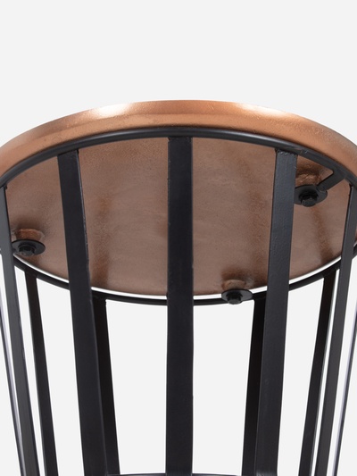 Столик журнальный «Песочные часы», 42×42×56 см, алюминий, железо