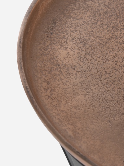 Столик журнальный «Песочные часы», 42×42×56 см, алюминий, железо