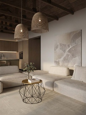 Столик журнальный «Геометрия», 71×51×58 см, алюминий, железо