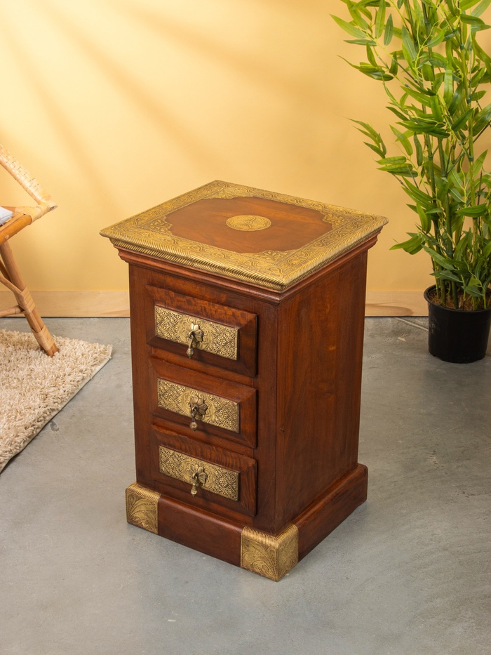 Тумба прикроватная, 40×36×63 см, дерево - Фото 1