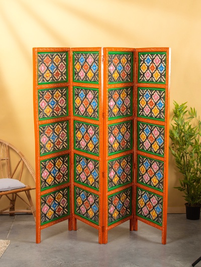 Ширма, 203×2×182 см, дерево