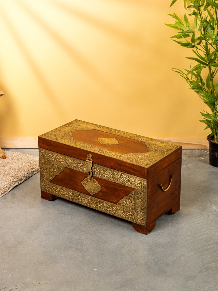 Сундук, 64×30×33 см, дерево - Фото 1