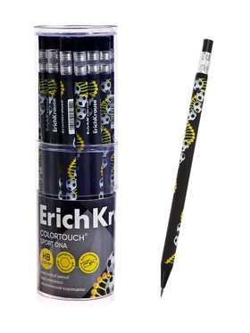 Карандаш механический 2,0 мм ErichKrause ColorTouch Sport DNA, НВ, с точилкой, в тубусе 10888671