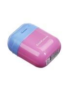 Точилка 1 отверстие с контейнером, ErichKrause Case, Pastel Bloom, пластик, МИКС - фото 119109045