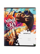 Тетрадь 12 листов, в клетку, ErichKrause Dino Art, МИКС 10888678 - фото 5716113