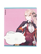 Тетрадь 18л лин ErichKrause Manga, выб УФ-лак с блестками, обл мел карт, бл офс, микс 10888682