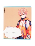 Тетрадь 18л лин ErichKrause Manga, выб УФ-лак с блестками, обл мел карт, бл офс, микс 10888682