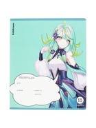 Тетрадь 18л лин ErichKrause Manga, выб УФ-лак с блестками, обл мел карт, бл офс, микс 10888682