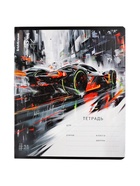 Тетрадь 24 листа в клетку ErichKrause Adrenaline Speed, МИКС 10888683