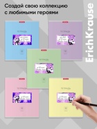 Набор наклеек на тетрадь ErichKrause Manga, 30 штук, пакет, европодвес - Фото 5