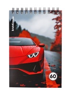 Блокнот А6 60 листов, в клетку, ErichKrause Rain Drive, на спирали, МИКС - Фото 2