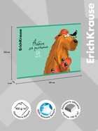 Альбом для рисования А4, 24 листа, на скобе ErichKrause Happy Capy, МИКС - Фото 3