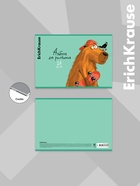 Альбом для рисования А4, 24 листа, на скобе ErichKrause Happy Capy, МИКС - Фото 4
