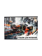 Альбом для рисования А4, 40 листов, на скобе, ErichKrause Adrenaline Speed, МИКС - Фото 4