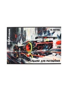 Альбом для рисования А4, 40 листов, на скобе, ErichKrause Adrenaline Speed, МИКС - Фото 5