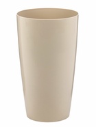 Кашпо для цветов «Рондо», пластик, 15 л, d=32 см, h=56.5 см, со вставкой, бежевое - Фото 6