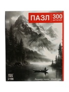 Уценка Пазл фигурный «Чёрное и белое», 300 деталей - Фото 2