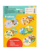 Уценка Пазлы - лото двухсторонние «Времена года», 5 пазлов, 30 деталей - Фото 3