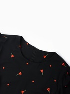 Платье с завязками на талии миди женское MINAKU Flower, размер 48, чёрное, красное - Фото 8