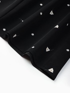 Платье с завязками на талии миди женское MINAKU Flower, размер 42, чёрное, белое - Фото 10