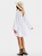 Платье женское MINAKU с глубоким вырезом р. 42, белый - фото 809091187